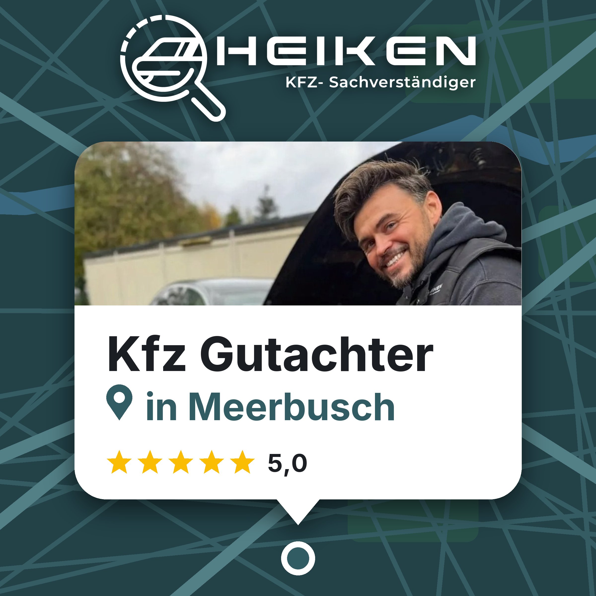 Kfz Gutachter in Meerbusch: Carsten Heiken, 5,0 Sterne bei Google